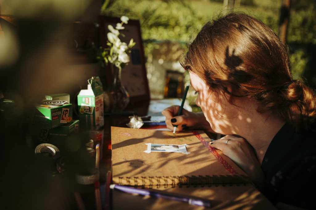Mesa de firmas para bodas